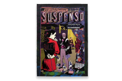 <p>Suspenso / Elegant Danger B-Side
Hand-painted Varied Edition of 11
Heavyweight Archival Paper
28 x 40 Inches
Signed, Stamped &amp; Embossed
FAILE 2016</p>