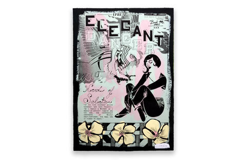 <p>Suspenso / Elegant Danger B-Side
Hand-painted Varied Edition of 11
Heavyweight Archival Paper
28 x 40 Inches
Signed, Stamped &amp; Embossed
FAILE 2016</p>